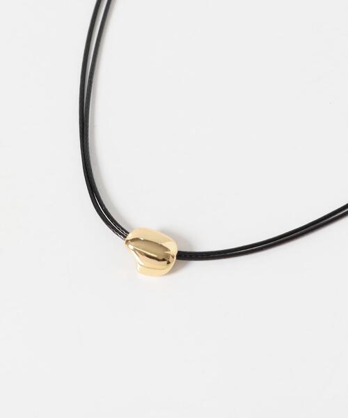 SMELLY（スメリー）の「メタルトップダブルコードチョーカー（ネックレス・レディース・ブラック系その他・-）」の6枚目の写真