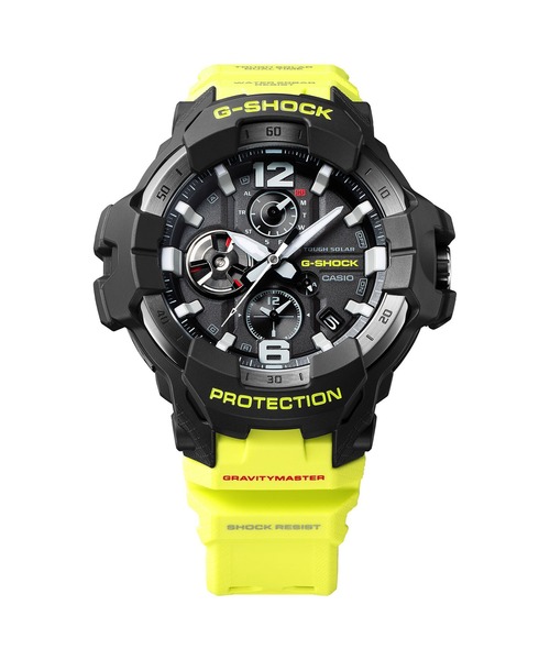 G-SHOCK（ジーショック）の「MASTER OF G GRAVITYMASTER(グラビティマスター) / カーボンコアガード / GR-B300RY-1A9JF（アナログ腕時計・メンズ・ブラック×イエロー・FREE）」の2枚目の写真