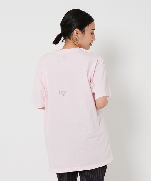 FUNG（ファング）の「【別注】＜FUNG＞ベーシック プリント Tシャツ（Tシャツ/カットソー・レディース・ホワイト/ライトピンク/ネイビー・FREE）」の9枚目の写真