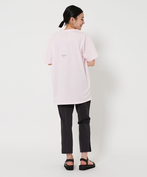 FUNG（ファング）の「【別注】＜FUNG＞ベーシック プリント Tシャツ（Tシャツ/カットソー・レディース・ホワイト/ライトピンク/ネイビー・FREE）」の11枚目の写真