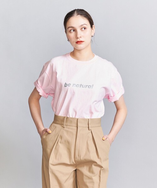 FUNG（ファング）の「【別注】＜FUNG＞ベーシック プリント Tシャツ（Tシャツ/カットソー・レディース・ホワイト/ライトピンク/ネイビー・FREE）」の12枚目の写真