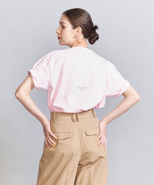 FUNG（ファング）の「【別注】＜FUNG＞ベーシック プリント Tシャツ（Tシャツ/カットソー・レディース・ホワイト/ライトピンク/ネイビー・FREE）」の13枚目の写真