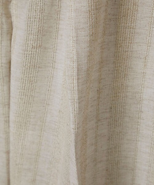 パンツ saby JACQUARD LINEN STRIPE TUCK-BAGGY JACQUARD LINEN STRIPE TUCK-BAGGY（その他パンツ）｜saby