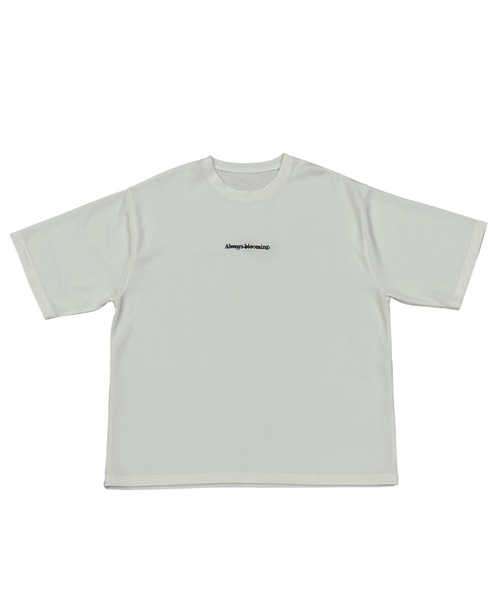 JUNRED(ジュンレッド)の「2ポイントワイドTシャツ(Tシャツ/カットソー・メンズ・ブラック/チャコールグレー/ホワイト/ブルー系その他4・S/M/L)」の2枚目の写真