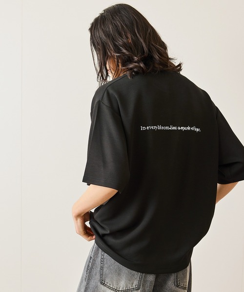 JUNRED(ジュンレッド)の「2ポイントワイドTシャツ(Tシャツ/カットソー・メンズ・ブラック/チャコールグレー/ホワイト/ブルー系その他4・S/M/L)」の12枚目の写真