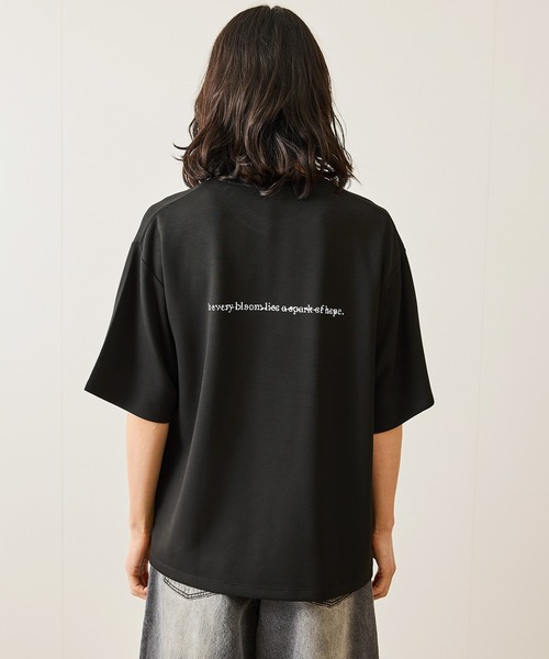 JUNRED(ジュンレッド)の「2ポイントワイドTシャツ(Tシャツ/カットソー・メンズ・ブラック/チャコールグレー/ホワイト/ブルー系その他4・S/M/L)」の21枚目の写真