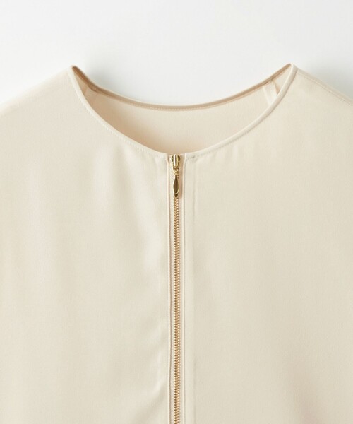 EMMEL REFINES（エメルリファインズ）の「＜EMMEL REFINES＞EM 2WAY ジップ ブラウス（シャツ/ブラウス・レディース・オフホワイト/ブラック/ライトブルー・FREE）」の11枚目の写真