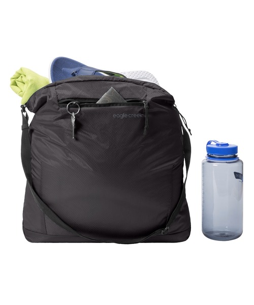 EagleCreek(イーグルクリーク)の「EagleCreek/イーグルクリーク Packable Tote/パッカブルトート(トートバッグ・メンズ・グレー/ブラック・FREE)」の3枚目の写真