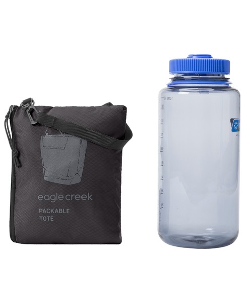 EagleCreek(イーグルクリーク)の「EagleCreek/イーグルクリーク Packable Tote/パッカブルトート(トートバッグ・メンズ・グレー/ブラック・FREE)」の4枚目の写真