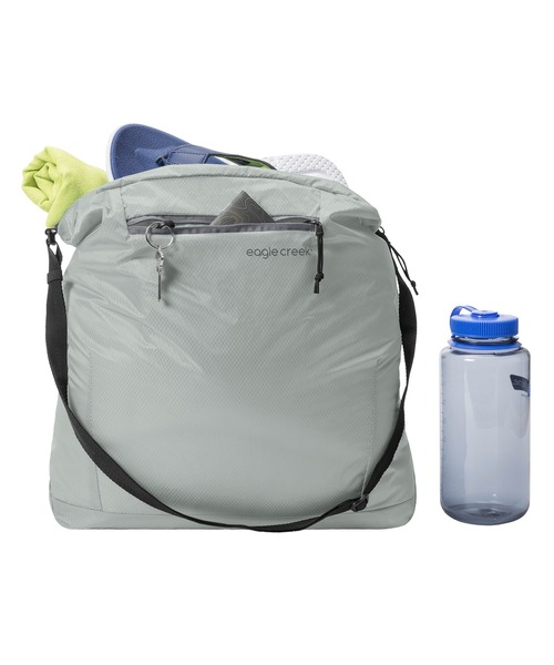 EagleCreek(イーグルクリーク)の「EagleCreek/イーグルクリーク Packable Tote/パッカブルトート(トートバッグ・メンズ・グレー/ブラック・FREE)」の6枚目の写真