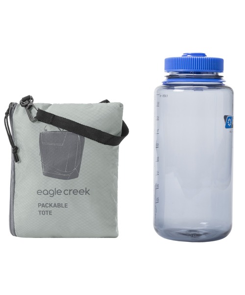 EagleCreek(イーグルクリーク)の「EagleCreek/イーグルクリーク Packable Tote/パッカブルトート(トートバッグ・メンズ・グレー/ブラック・FREE)」の7枚目の写真