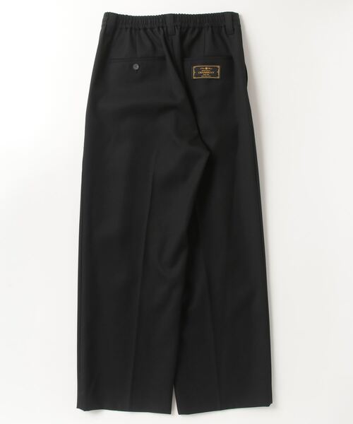 UNISEX》4 Colors Chambray Washable Wool Prime-Wide One Tuck Wide