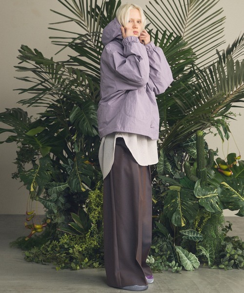 UNISEX》4 Colors Chambray Washable Wool Prime-Wide One Tuck Wide