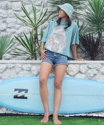 BILLABONG レディース 【BBG BEACHLOVERJEANS】 CRUSH SHORTS DENIM デニムパンツ 【2025年春夏モデル】/ビラボンデニムショートパンツ