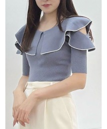 オープンショルダー」に該当するニット/セーターファッション