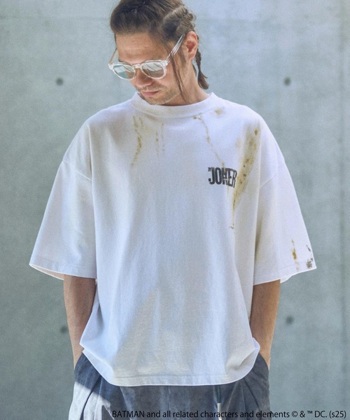 ADAM PATEK(アダムパテック)の「mt9518-(THE JOKER) comic T Tシャツ(Tシャツ/カットソー・メンズ・ホワイト・2/1)」の3枚目の写真