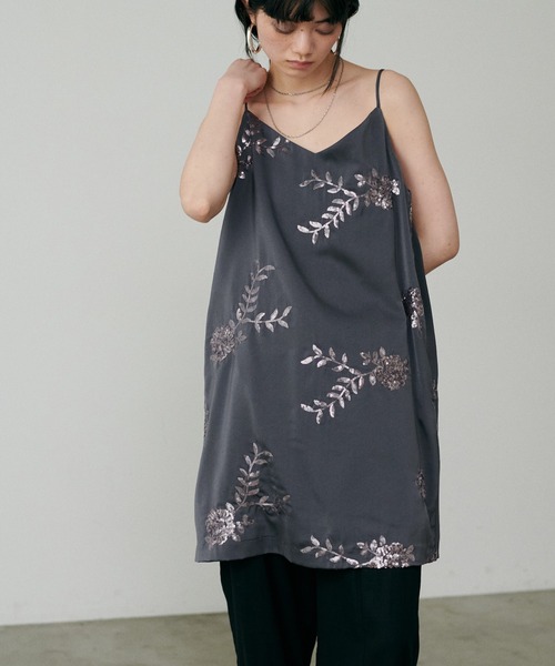 美品✨ダーマコレクション リネン100% チュニック ワンピース ビジュー 刺繍 ワンピース・チュニック | DAMA collection（ダーマ