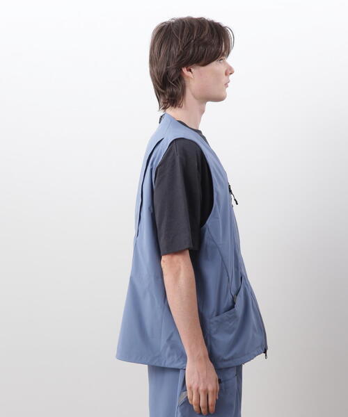 MANASTASH(マナスタッシュ)の「MANASTASH/マナスタッシュ/RIVER VEST/リバーベスト(ベスト・メンズ・ライトグレー/その他7/ブラック・M/S/XL/L)」の14枚目の写真