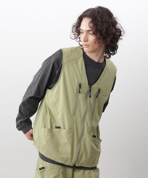MANASTASH(マナスタッシュ)の「MANASTASH/マナスタッシュ/RIVER VEST/リバーベスト(ベスト・メンズ・ライトグレー/その他7/ブラック・M/S/XL/L)」の3枚目の写真
