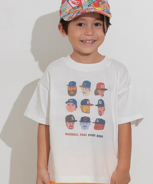 Ocean&Ground（オーシャン&グラウンド）の「シティプリントTシャツ（Tシャツ/カットソー・キッズ・ホワイト/ミント・140/130/120/110/100/95/90/80）」の2枚目の写真