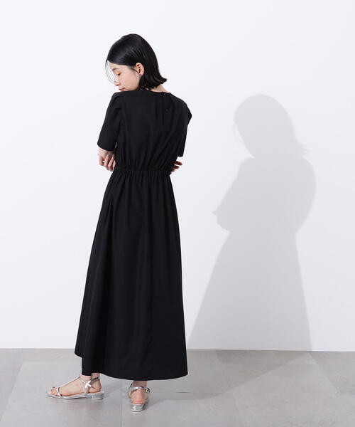 N.（N. Natural Beauty Basic）（エヌエヌナチュラルビューティーベーシック）の「ローンタックショルダーワンピース（ワンピース・レディース・ブラック/ベージュ/イエロー・SMALL/MEDIUM）」の10枚目の写真