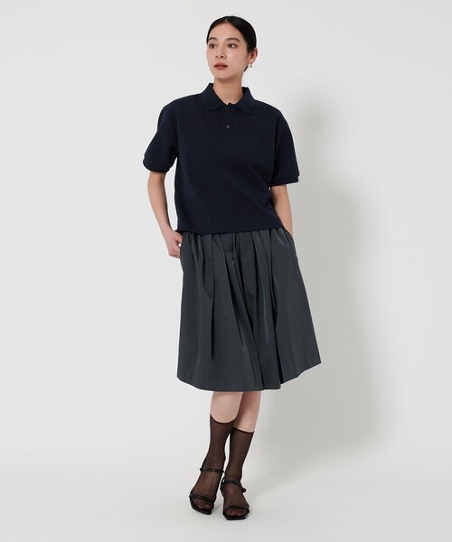 ユナイテッドアローズ　コットンポリエステルブレンド コンパクト ポロシャツ BEAUTY&YOUTH UNITED ARROWS｜コットンポリエステルブレンド