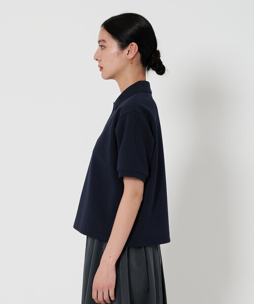 BEAUTY&YOUTH UNITED ARROWS(ビューティーアンドユースユナイテッドアローズ)の「コットンポリエステルブレンド コンパクト ポロシャツ(ポロシャツ・レディース・クリーム/ライトピンク/ネイビー・FREE)」の15枚目の写真