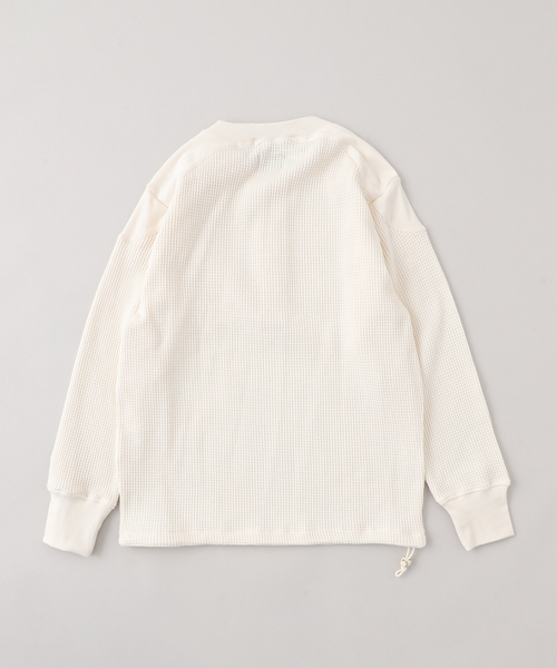 FAF（フェイク アス フラワーズ）の「【FAF / フェイク アス フラワーズ】LS ポケット サーマル ロンT（Tシャツ/カットソー・メンズ・ブラック/ホワイト系その他/カーキ・1）」の4枚目の写真