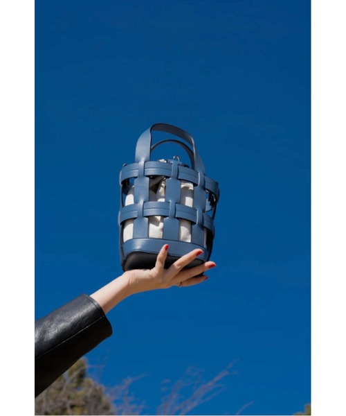BLUE×PALANG(ブルーパラン)の「MINI BASKET BAG(ショルダーバッグ・レディース・ロイヤルブルー/ダークブルー/ネイビー・FREE)」の18枚目の写真