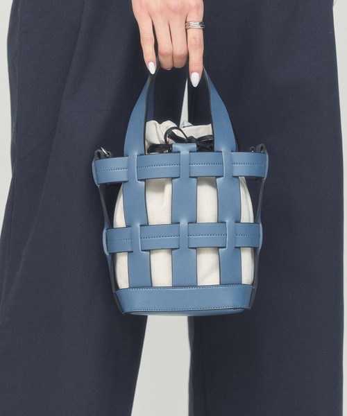 BLUE×PALANG(ブルーパラン)の「MINI BASKET BAG(ショルダーバッグ・レディース・ロイヤルブルー/ダークブルー/ネイビー・FREE)」の16枚目の写真