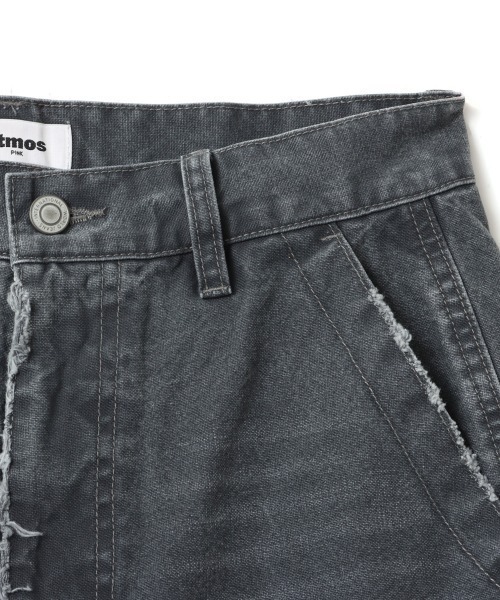 atmos pink(アトモスピンク)の「atmos pink Vintage Finish Half Pants / アトモス ピンク ヴィンテージ フィニッシュ ハーフ パンツ(その他パンツ・レディース・グレー/ピンク・S/M)」の4枚目の写真