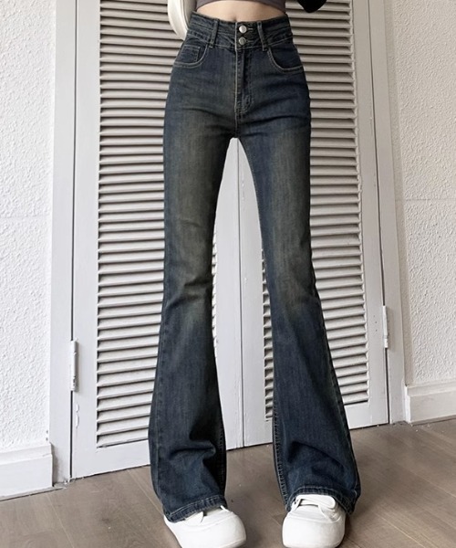 REBALANCE(リバランス)の「レディースデニムフレアパンツ(デニムパンツ・レディース・B/C/D/A・MEDIUM/LARGE/X-LARGE)」の19枚目の写真