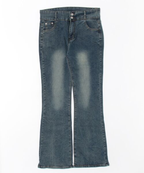 REBALANCE(リバランス)の「レディースデニムフレアパンツ(デニムパンツ・レディース・B/C/D/A・MEDIUM/LARGE/X-LARGE)」の22枚目の写真