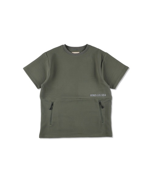 WIND AND SEA(ウィンダンシー)の「WDS-ES WDS_TEX Dimensional S/S Top(Tシャツ/カットソー・メンズ・ブラック/グレー/アイボリー/オリーブドラブ・S/M/L/XL)」の4枚目の写真