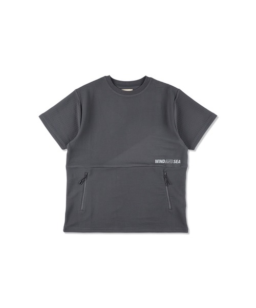 WIND AND SEA(ウィンダンシー)の「WDS-ES WDS_TEX Dimensional S/S Top(Tシャツ/カットソー・メンズ・ブラック/グレー/アイボリー/オリーブドラブ・S/M/L/XL)」の9枚目の写真