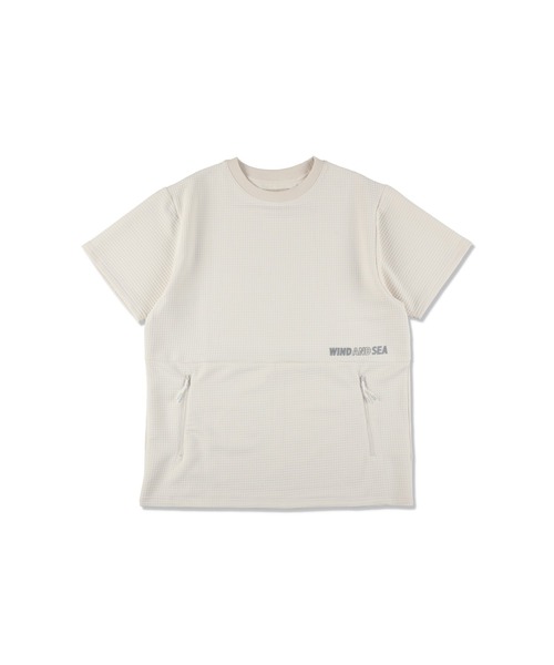 WIND AND SEA(ウィンダンシー)の「WDS-ES WDS_TEX Dimensional S/S Top(Tシャツ/カットソー・メンズ・ブラック/グレー/アイボリー/オリーブドラブ・S/M/L/XL)」の13枚目の写真