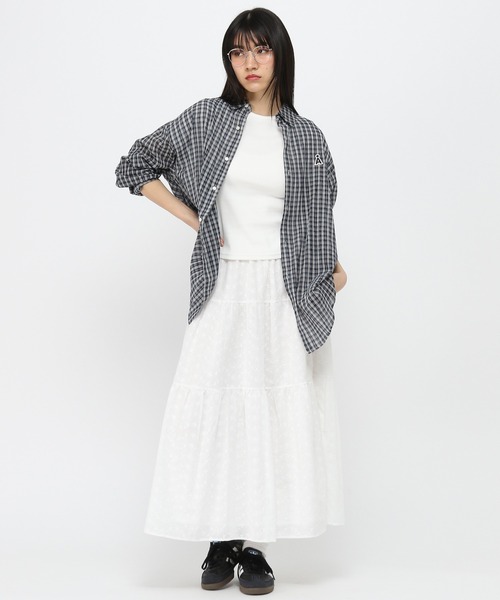 3.3 Field Trip （3.3フィールドトリップ）の「3.3 Field Trip／コバナガラレーススカート（スカート・レディース・ホワイト・FREE）」の8枚目の写真