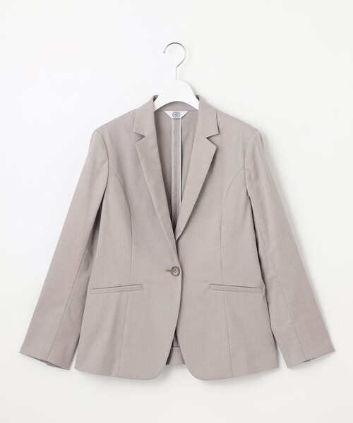 J.PRESS(ジェイプレス)の「【セットアップ対応・人気素材】コットンFITTY テーラード ジャケット(テーラードジャケット・レディース・ベージュ系/ネイビー系/ライトグレー系・9/7/13/11)」の11枚目の写真