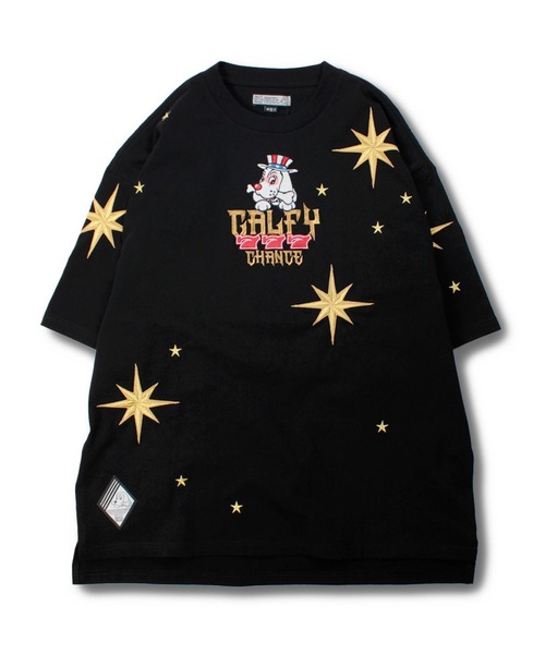 ガルフィー GALFY 覚醒ビーストTee 半袖Tシャツ ブラック ブルー L GALFY (ガルフィー) 覚醒ビーストTee - アオ / ロック