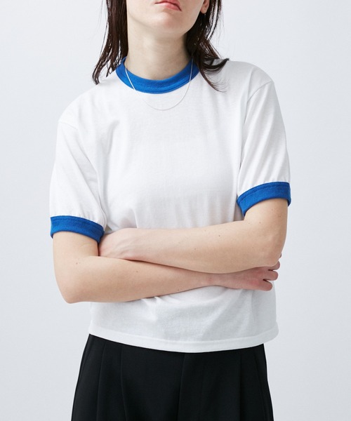 tシャツ 「LAMRONS」RINGER SHORT TEE レディース メンズ M TO R tシャツ 「LAMRONS」RINGER SHORT TEE レディース メンズ