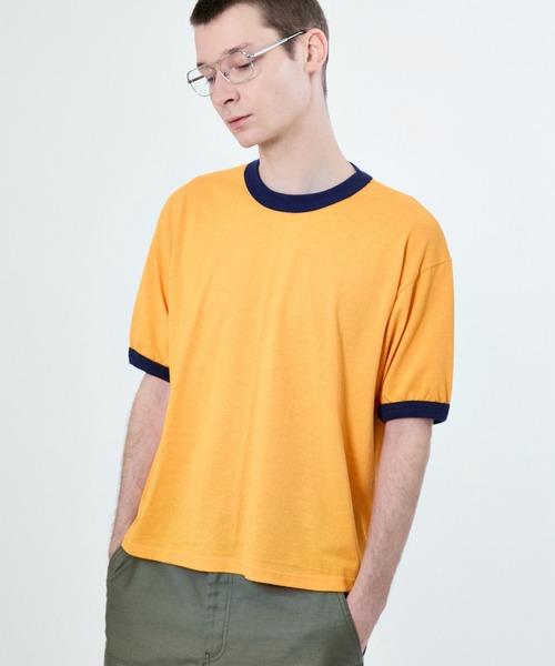 LAMRONS】RINGER SHORT TEE（Tシャツ/カットソー）｜M TO R