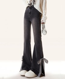 GO TO HOLLYWOOD リボン　デニム　パンツ　02 美品 GO TO HOLLYWOOD リボン デニム パンツ 02 美品