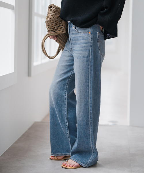スピック＆スパン リーバイス 別注SMU RIBCAGE WIDE LEG セール】LEVI'S/リーバイス S*S 別注SMU RIBCAGE WIDE LEG