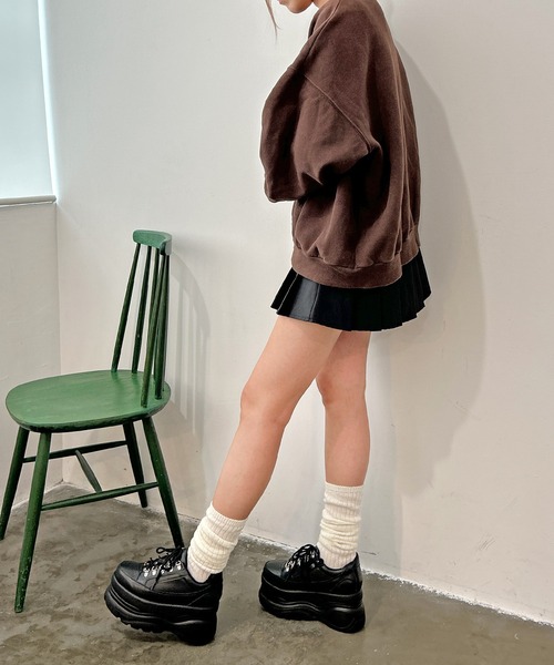 attagirl(アタガール)の「厚底ブラックスニーカー(スニーカー・レディース・ブラック・S/M/L/LL/3L)」の12枚目の写真