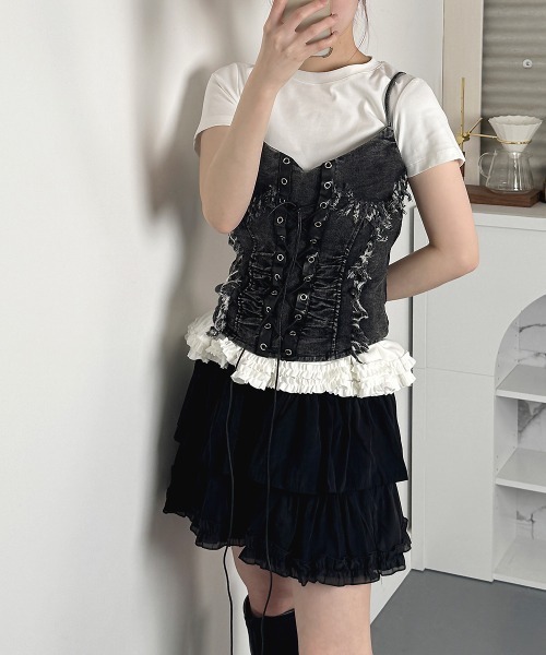 ピヌエ デニムビスチェ タンクトップ セット 2025-A-GDM15270_sub16_500x.jpg