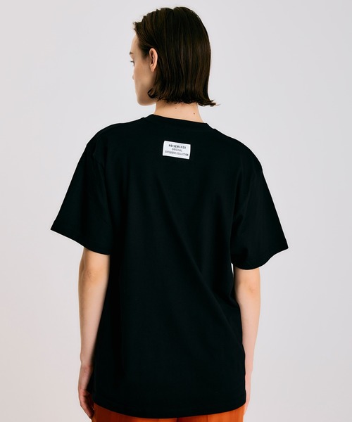 tシャツ 「ユニセックス」カレッジロゴオーバーサイズTEE レディース ユニセックス》カレッジロゴオーバーサイズTEE（Tシャツ