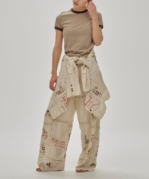 TODAYFUL Embroidery Patchwork Trousers 12510701（その他