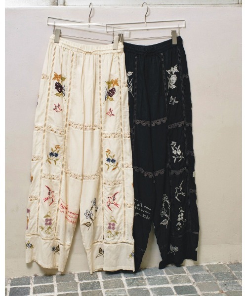 TODAYFUL Embroidery Patchwork Trousers 12510701（その他