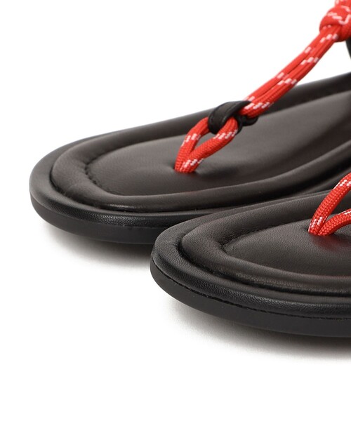 REMME（レメ）の「REMME:コード フリップ フロップ サンダル（サンダル・レディース・ブラウン/レッド・38/36/37）」の14枚目の写真