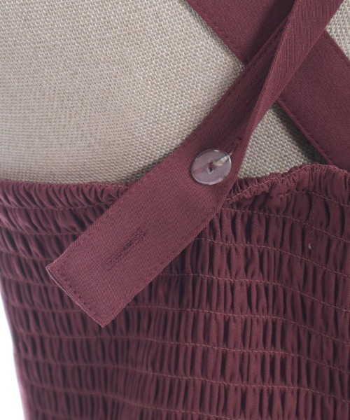 axes femme(アクシーズファム)の「ベルトデザインイレヘムジャンパースカート(ジャンパースカート・レディース・ブラック/ワイン/サックスブルー・FREE)」の21枚目の写真